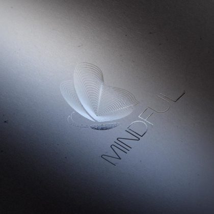 Logo Achtsam Schmetterling Leicht | EXKLUSIVES Logo kaufen | LogoAtelier.eu
