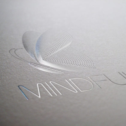 Logo Achtsam Schmetterling Leicht | EXKLUSIVES Logo kaufen | LogoAtelier.eu
