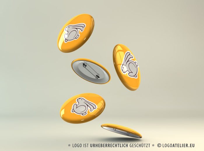 Logo Auto Mieten Auto Flitzer Schneller Hase | Lustiges Logo kaufen | LogoAtelier.eu