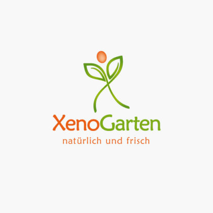 Logo Blumen Pflanzen | Buchstabe X | Natürliches Logo kaufen | LogoAtelier.eu