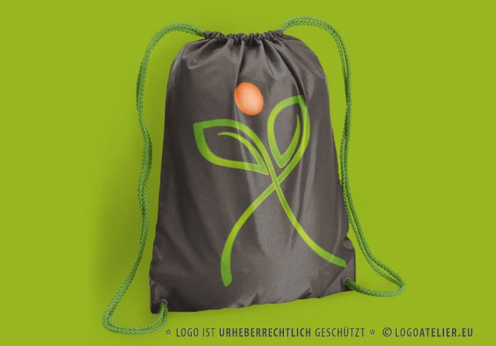 Logo Blumen Pflanzen | Buchstabe X | Natürliches Logo kaufen | LogoAtelier.eu