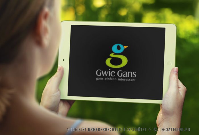 Logo Buchstabe G Gans Tier Logo kaufen | LogoAtelier.eu