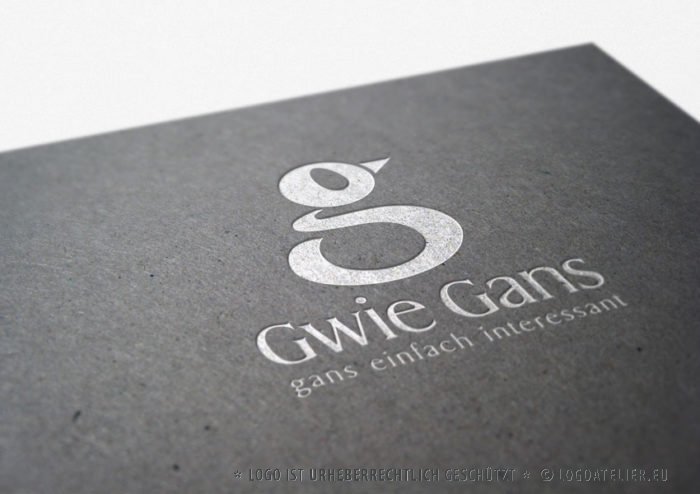 Logo Buchstabe G Gans Tier Logo kaufen | LogoAtelier.eu