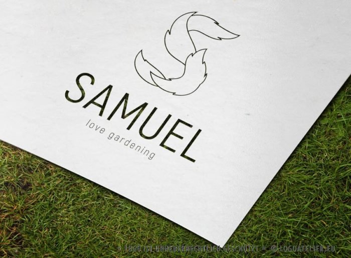 Logo Buchstabe S Pflanzen | Garten Logo kaufen | LogoAtelier.eu