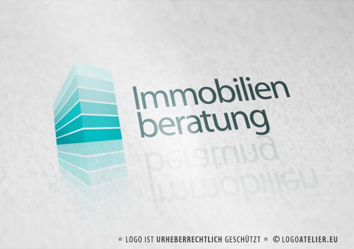 Logo Immobilien Haus Wohnung | EXKLUSIVES Logo kaufen | LogoAtelier.eu