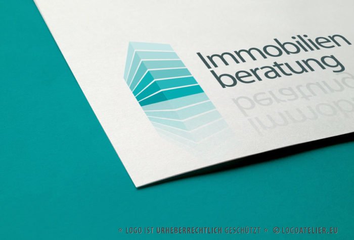 Logo Immobilien Haus Wohnung | EXKLUSIVES Logo kaufen | LogoAtelier.eu