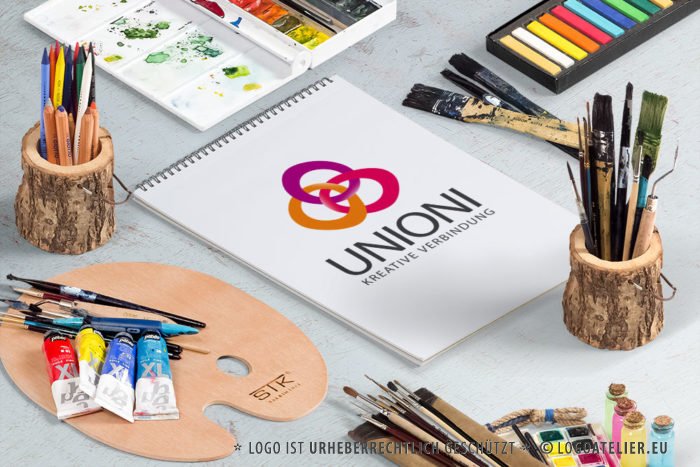 Logo Kreative Verbindungen | Kreatives Logo kaufen | LogoAtelier.eu
