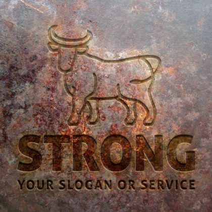 Logo Stier Stark Erhaben fertiges Logo kaufen LogoAtelier