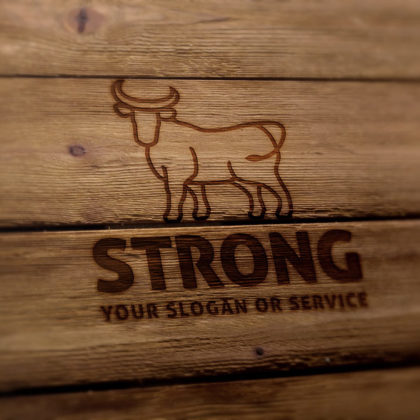 Logo Stier Stark Erhaben fertiges Logo kaufen LogoAtelier