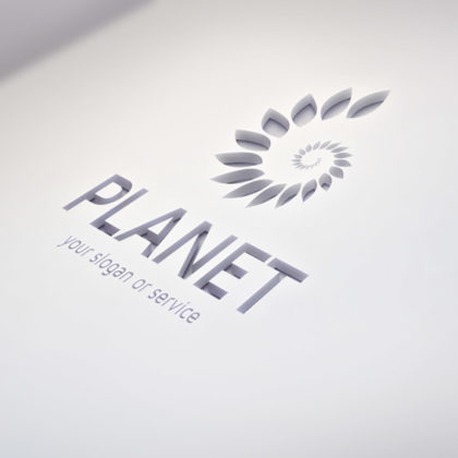 Logo Umweltschutz Pflanzen Spirale | Exklusives Logo kaufen | LogoAtelier