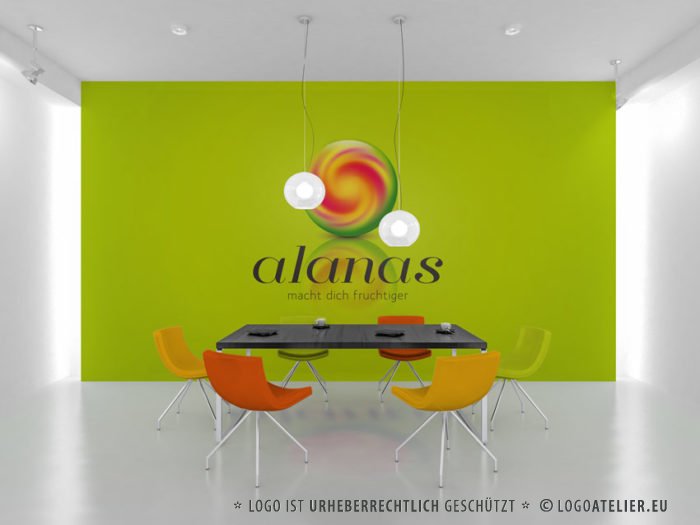 Logo Wirbel Fruchtig Bunt | Kreatives Logo kaufen | LogoAtelier.eu