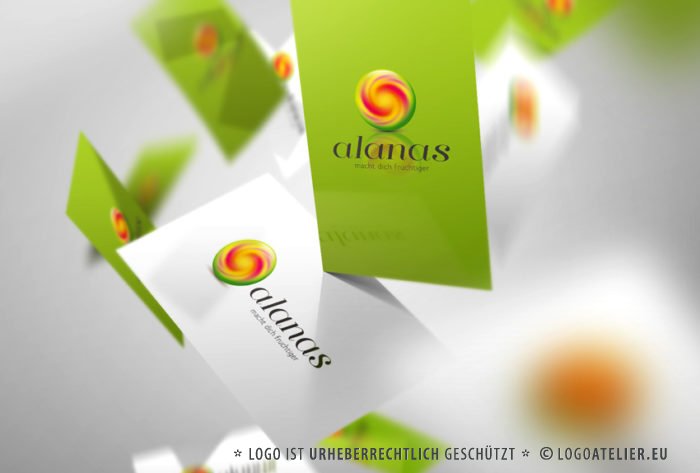 Logo Wirbel Fruchtig Bunt | Kreatives Logo kaufen | LogoAtelier.eu