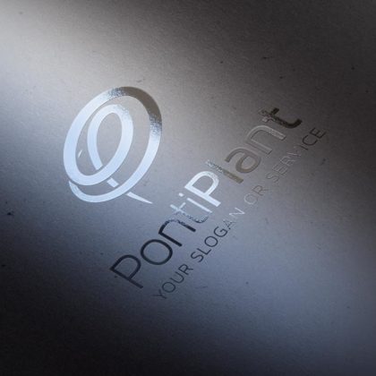 Buchstabe P Logo | Doppel P Logo | Pflanzen Schwungvoll Modern | Cooles Logo kaufen | LogoShop | LogoAtelier.eu