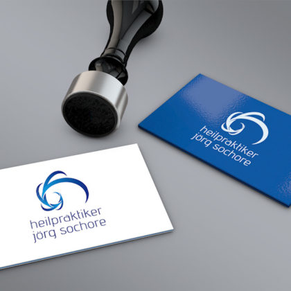 Heilpraxis Logo | Spirale Wasser | Esoterik Logo kaufen | LogoShop | LogoAtelier.eu