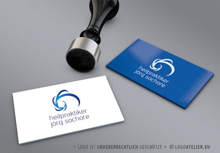 Heilpraxis Logo | Spirale Wasser | Esoterik Logo kaufen | LogoShop | LogoAtelier.eu