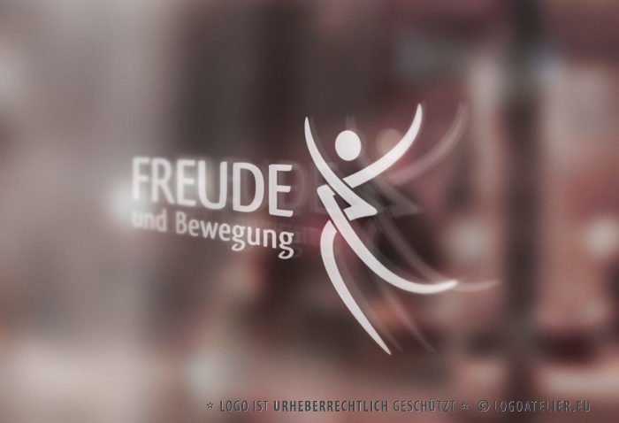 Logo Mensch Sport Freude | Modernes Logo kaufen | LogoShop | LogoAtelier.eu