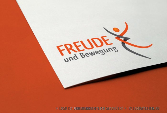Logo Mensch Sport Freude | Modernes Logo kaufen | LogoShop | LogoAtelier.eu