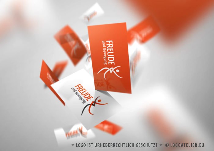 Logo Mensch Sport Freude | Modernes Logo kaufen | LogoShop | LogoAtelier.eu
