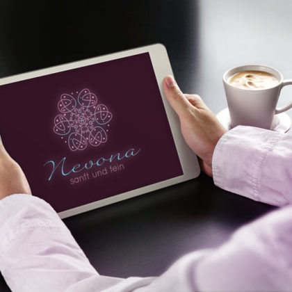 Logo Sanft Fein Leicht Esoterik Wellness | EXKLUSIVES Logo kaufen | LogoAtelier.eu