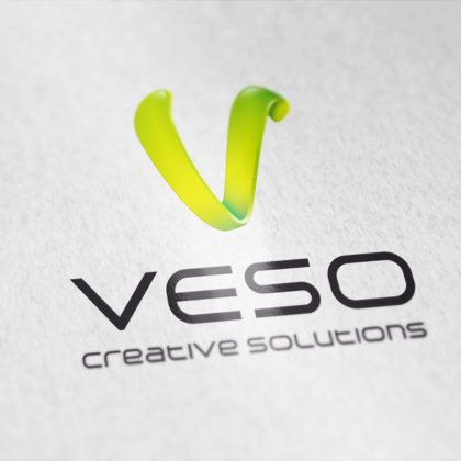 Logo V | Buchstaben Logo | 3D Logo V | Cooles Logo kaufen | Logoatelier.eu