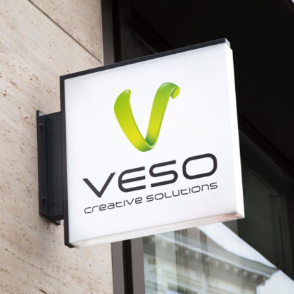 Logo V | Buchstaben Logo | 3D Logo V | Cooles Logo kaufen | Logoatelier.eu