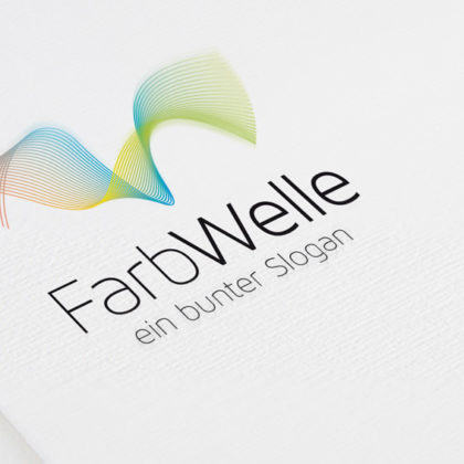 Logo Welle Farben | Buntes Logo kaufen | LogoShop | LogoAtelier.eu