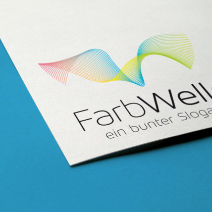 Logo Welle Farben | Buntes Logo kaufen | LogoShop | LogoAtelier.eu