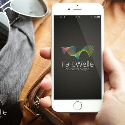 Logo Welle Farben | Buntes Logo kaufen | LogoShop | LogoAtelier.eu