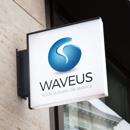 3D Logo Welle Wasser Kugel Buchstabe G Logo Fertiges Logo kaufen LogoShop LogoAtelier.eu
