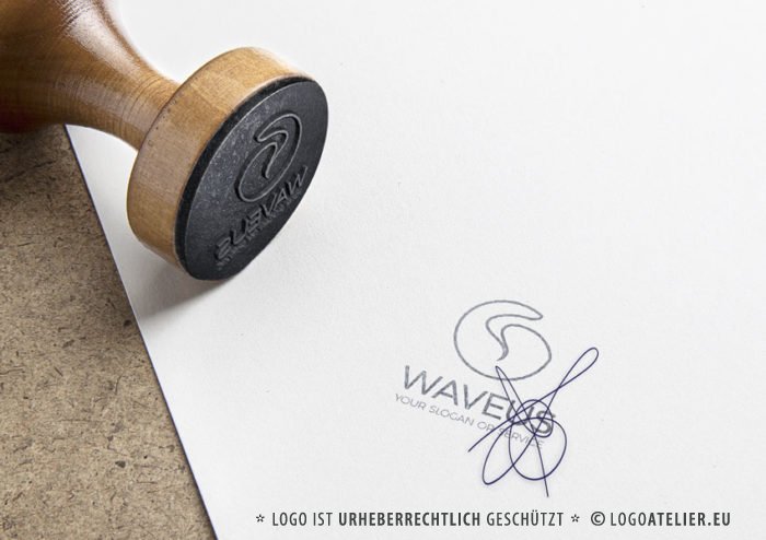3D Logo Welle Wasser Kugel Buchstabe G Logo Fertiges Logo kaufen LogoShop LogoAtelier.eu