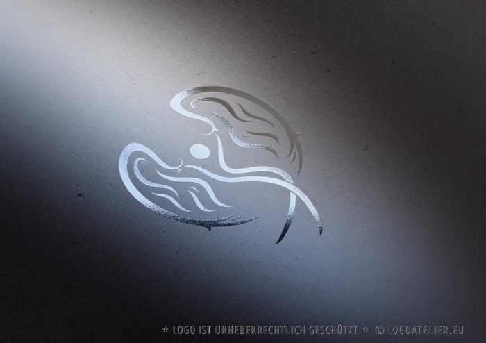 Engel Logo Schutz Esoterik Religion Fertiges Logo kaufen Logoshop LogoAtelier.eu