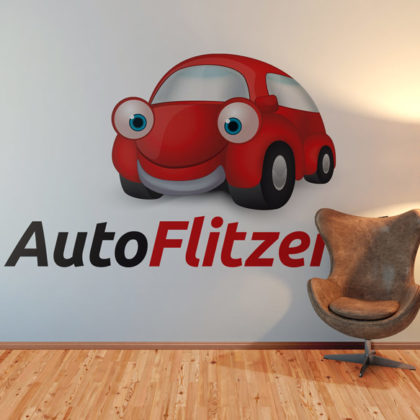 Logo Auto Vermietung Werkstatt | Comic Logo kaufen | LogoAtelier.eu