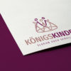 Logo Krone Kinder Menschen | Fertiges Logo kaufen | LogoShop LogoAtelier.eu