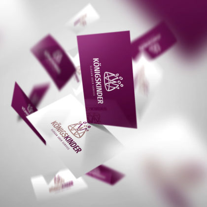 Logo Krone Kinder Menschen | Fertiges Logo kaufen | LogoShop LogoAtelier.eu