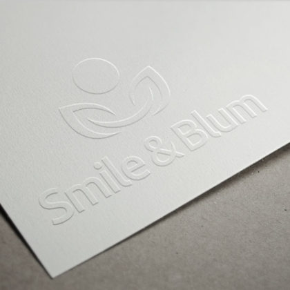 Logo Smile Blume Pflanzen Logo kaufen | Logoshop | LogoAtelier.eu