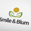 Logo Smile Blume Pflanzen Logo kaufen | Logoshop | LogoAtelier.eu