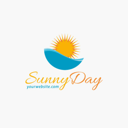 Logo Urlaub Sonne Wasser Cooles Logo kaufen LogoShop LogoAtelier.eu