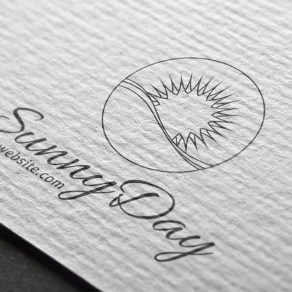 Logo Urlaub Sonne Wasser Cooles Logo kaufen LogoShop LogoAtelier.eu