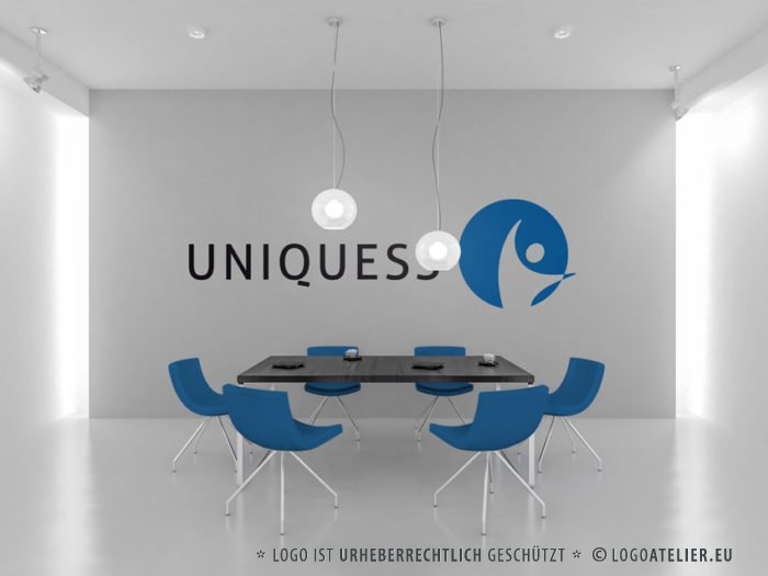 Simples Menschen Logo Freude Erfolg Fertiges Logo kaufen LogoShop LogoAtelier.eu