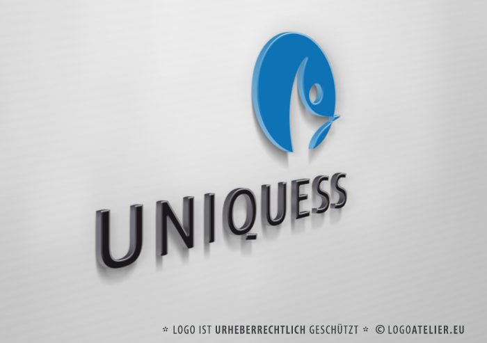 Simples Menschen Logo Freude Erfolg Fertiges Logo kaufen LogoShop LogoAtelier.eu