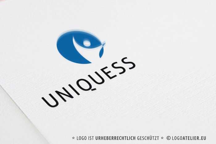 Simples Menschen Logo Freude Erfolg Fertiges Logo kaufen LogoShop LogoAtelier.eu