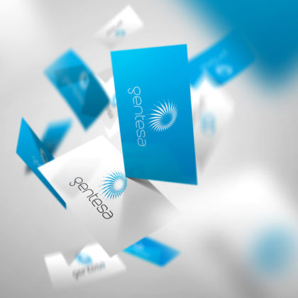 Logo Stern Kreis Blume Bewegung | Zartes Logo kaufen | LogoShop LogoAtelier