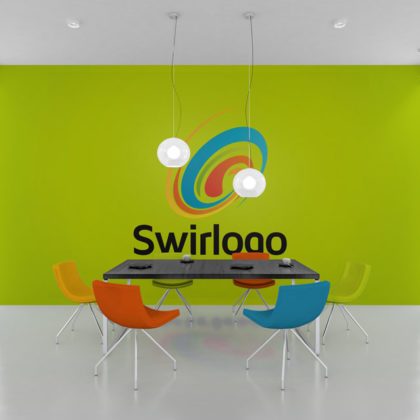 Logo Wirbel Strudel Bunt Frisch Bewegung Cooles Logo kaufen LogoAtelier.eu