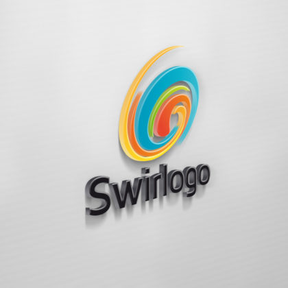 Logo Wirbel Strudel Bunt Frisch Bewegung Cooles Logo kaufen LogoAtelier.eu