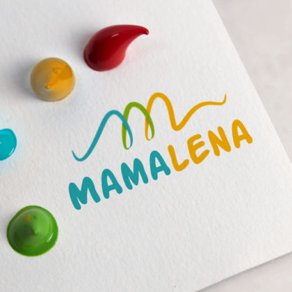 Logo Kinder Bunt Buchstabe M Buntes Logo kaufen Logoshop LogoAtelier.eu