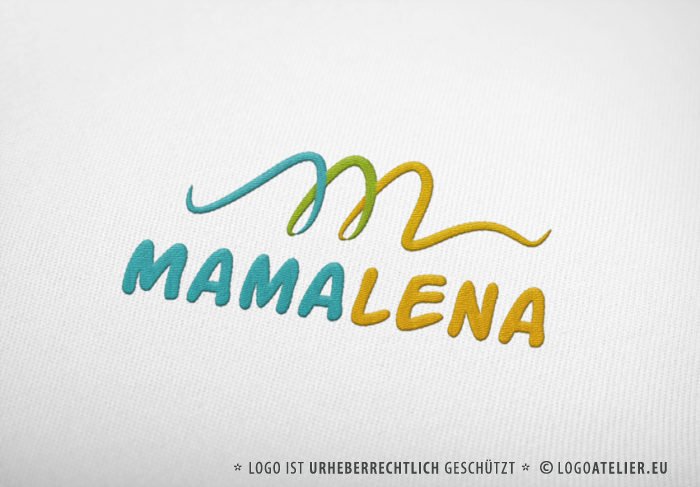 Logo Kinder Bunt Buchstabe M Buntes Logo kaufen Logoshop LogoAtelier.eu