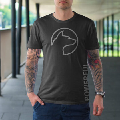 Logo Wolf Stark Selbstbewusst Nach vorne schaun Fuchs Industrie Kraftvoll Wissend Weisheit Fertiges Logo kaufen Logoshop Logoatelier.de