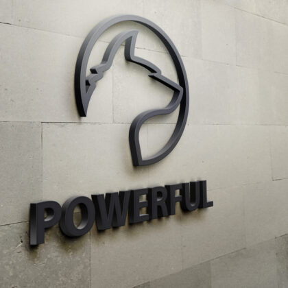 Logo Wolf Stark Selbstbewusst Nach vorne schaun Fuchs Industrie Kraftvoll Wissend Weisheit Fertiges Logo kaufen Logoshop Logoatelier.de