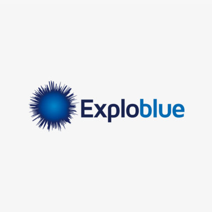 Logo Blaue Explosion Stern Kraft Cooles Logo kaufen LogoShop LogoAtelier.eu