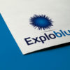 Logo Blaue Explosion Stern Kraft Cooles Logo kaufen LogoShop LogoAtelier.eu